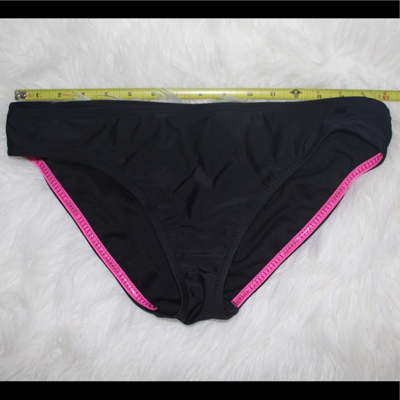 Women’s Speedo PowerFlex Hipster solid black bikini bottom (only) - Picture 3 of 6